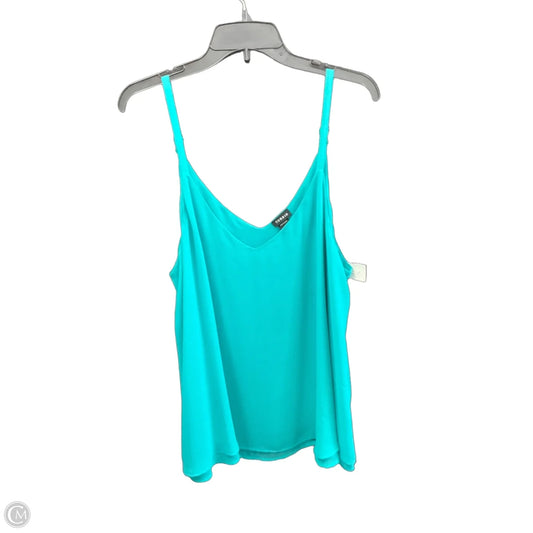 Top Sleeveless By Torrid In Teal, Size: 2x