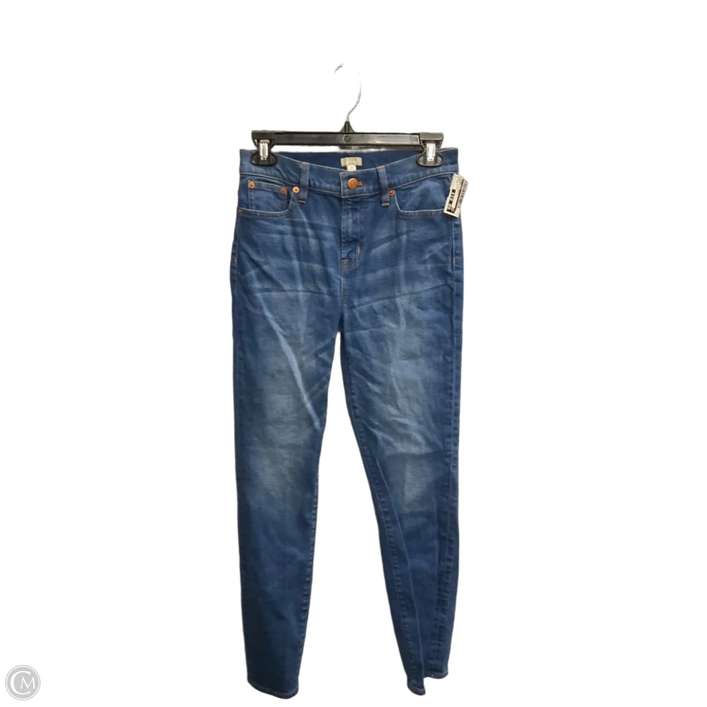 Jeans Straight By J. Crew In Blue Denim, Size: 4