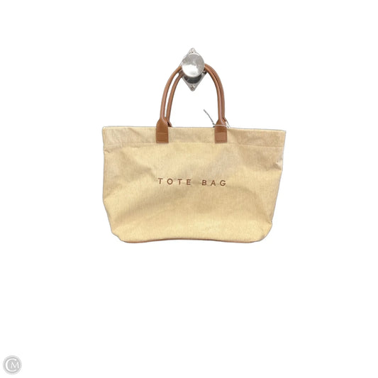 Tote By Clothes Mentor, Size: Large