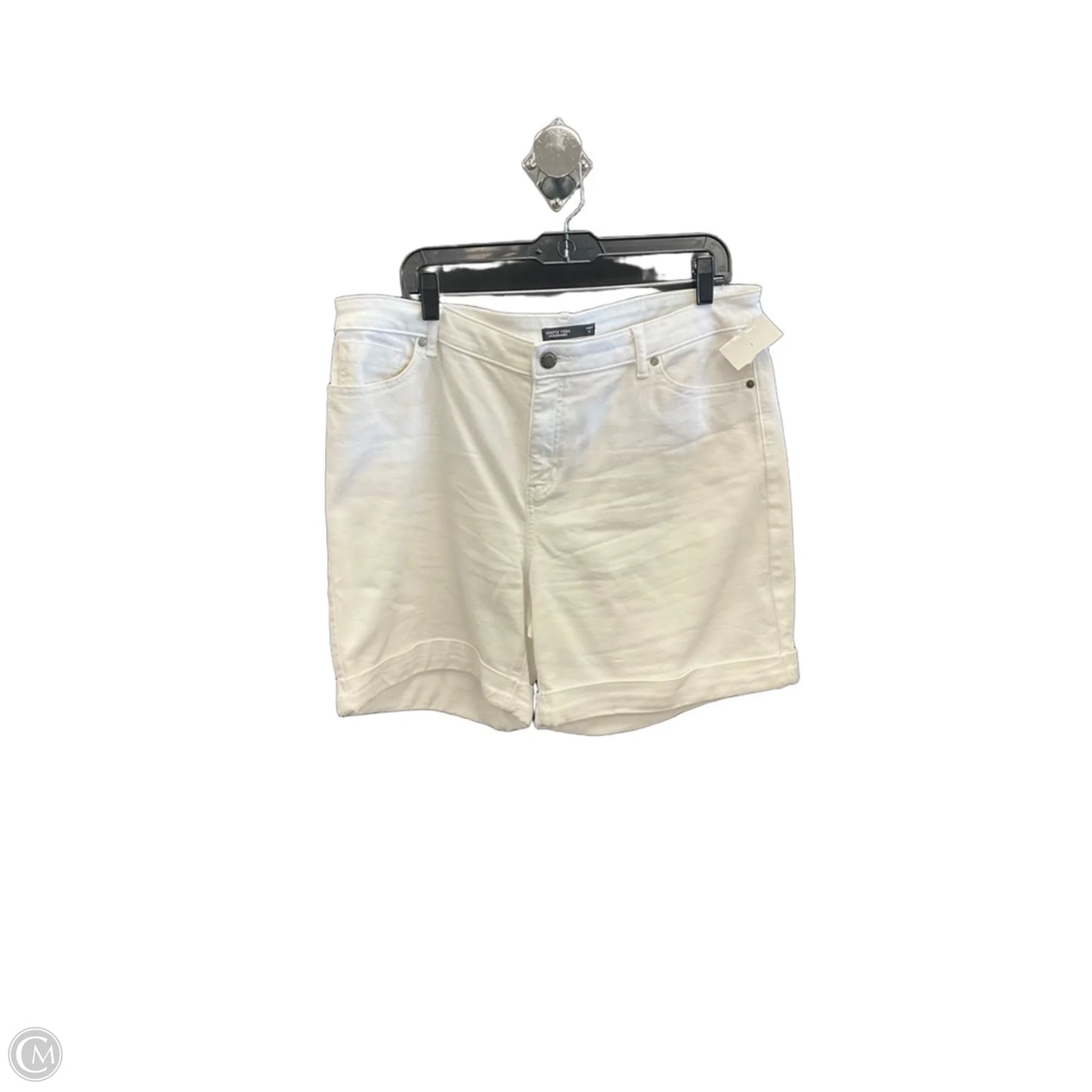 Shorts By Simply Vera In White, Size: 16