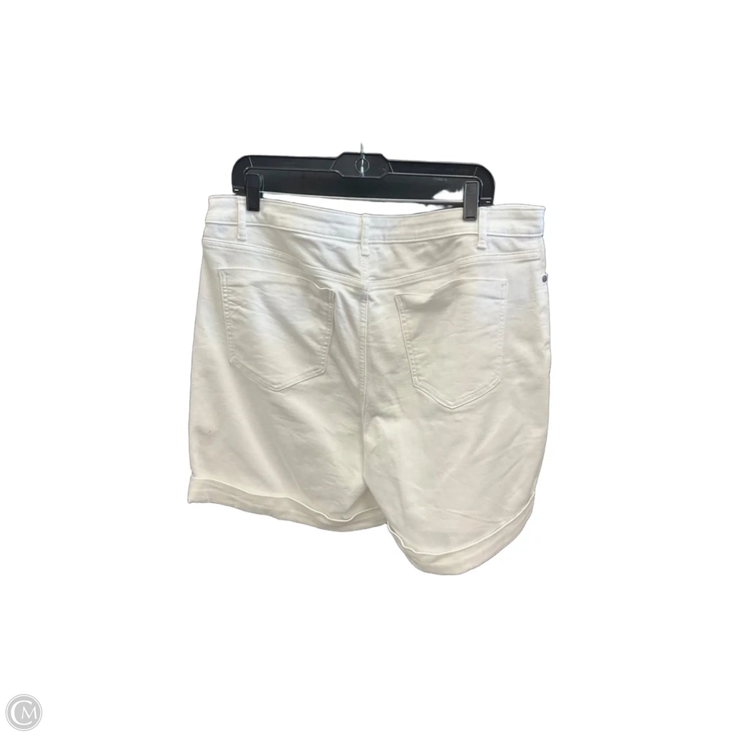 Shorts By Simply Vera In White, Size: 16
