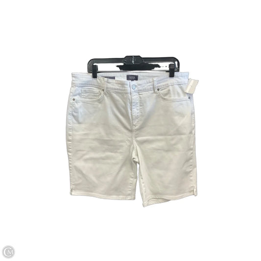 Shorts By Not Your Daughters Jeans In White, Size: 16