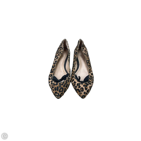 Shoes Flats By Clothes Mentor In Animal Print, Size: 6.5