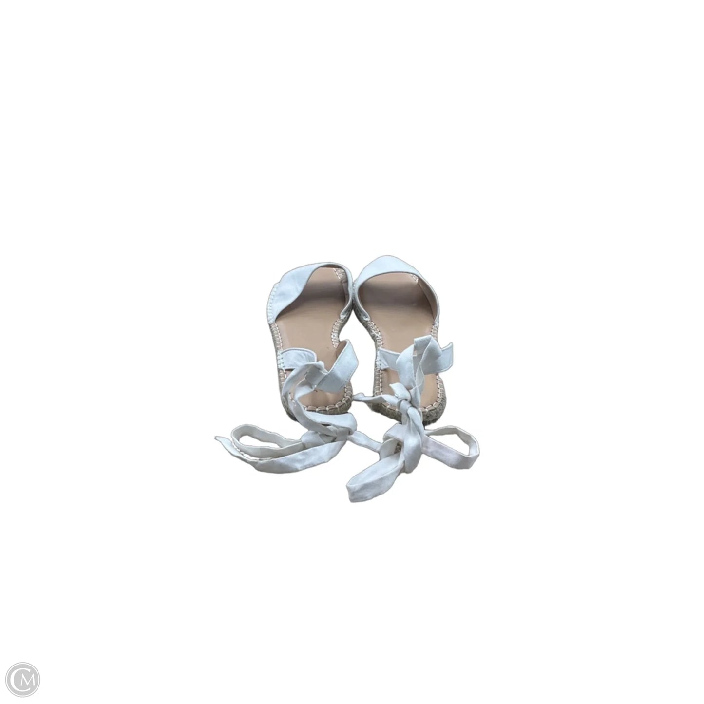 Sandals Flats By Journee In Ivory, Size: 9.5