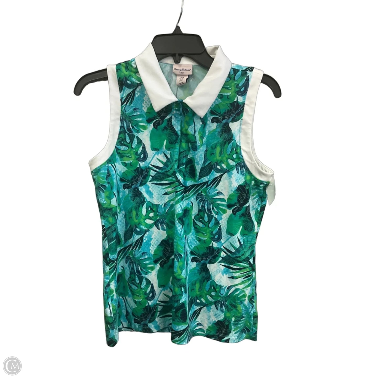 Top Sleeveless By Tommy Bahama In Blue & Green, Size: M