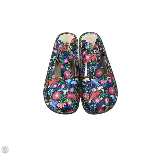 Shoes Flats By Alegria In Floral Print, Size: 9