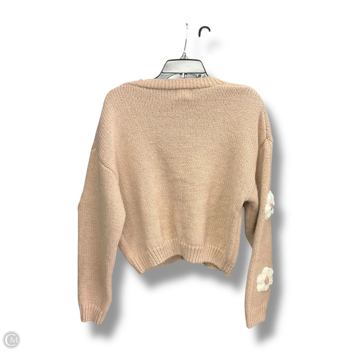 Sweater Cardigan By Clothes Mentor In Mauve, Size: M