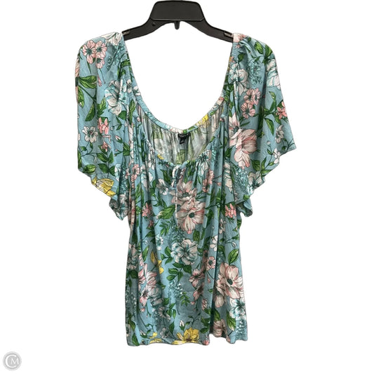 Top Short Sleeve By Torrid In Floral Print, Size: 3x