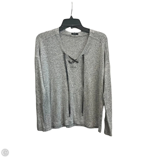 Top Long Sleeve By Rails In Grey, Size: S