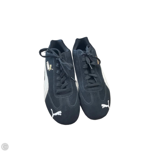 Shoes Sneakers By Puma In Black & White, Size: 9