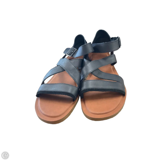 Sandals Flats By Toms In Black, Size: 9.5