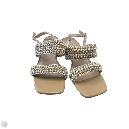 Shoes Heels Block By Clothes Mentor In Tan, Size: 11