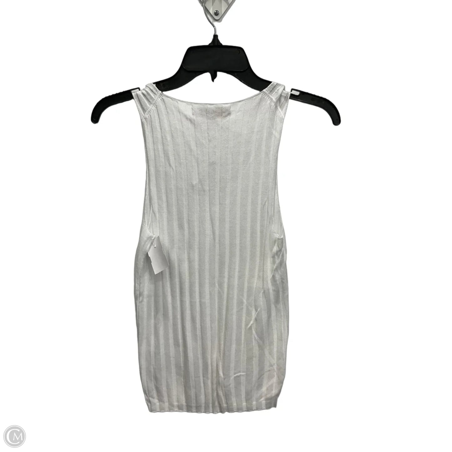 Top Sleeveless By Loft In White, Size: S