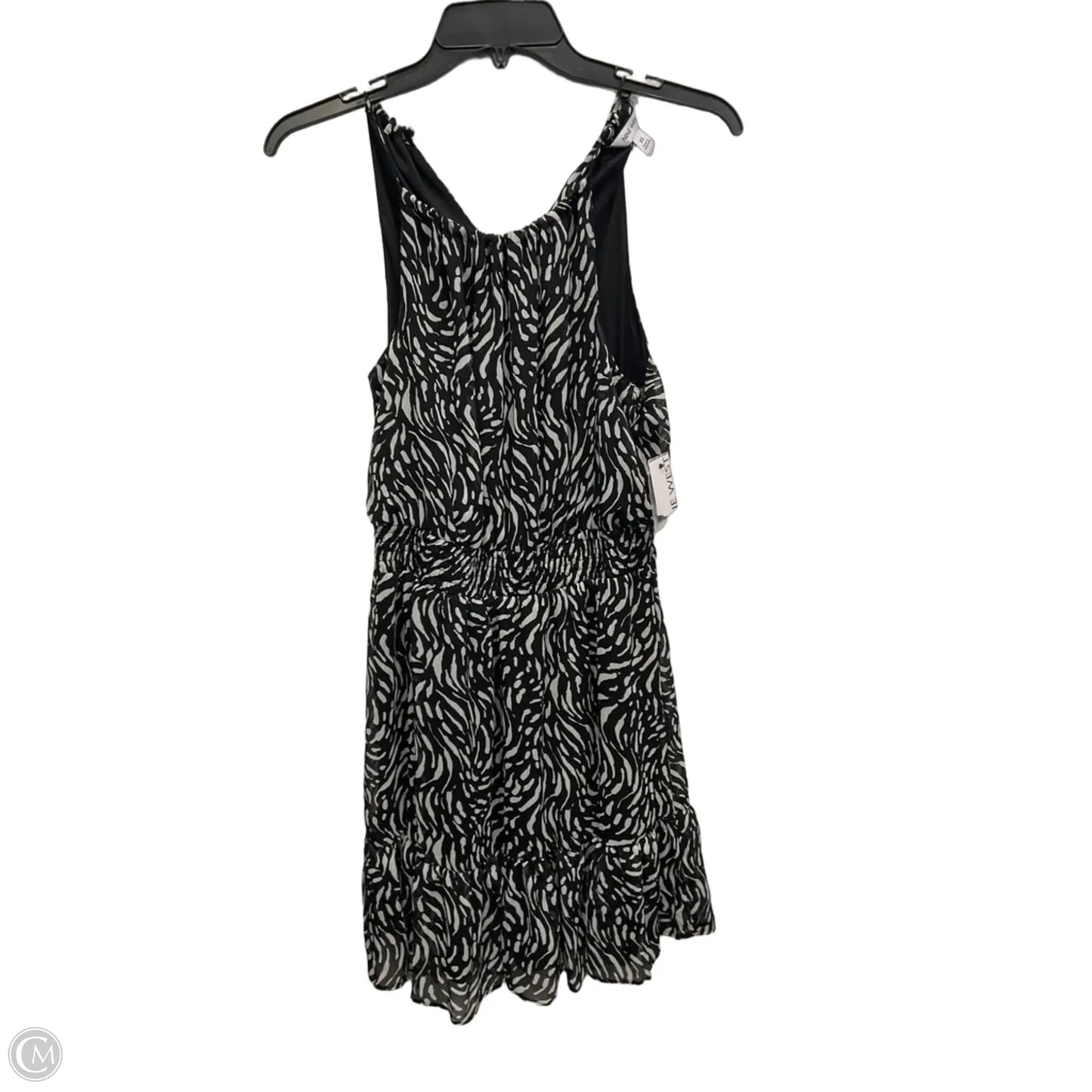 Dress Casual Midi By Nine West In Black & White, Size: Xs