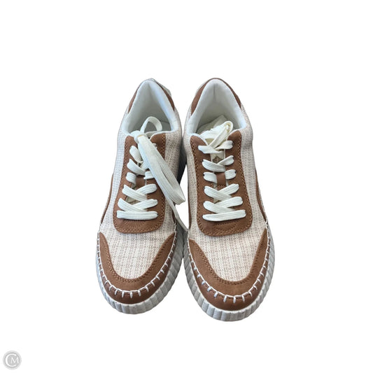 Shoes Sneakers By Universal Thread In Brown & Tan, Size: 7.5