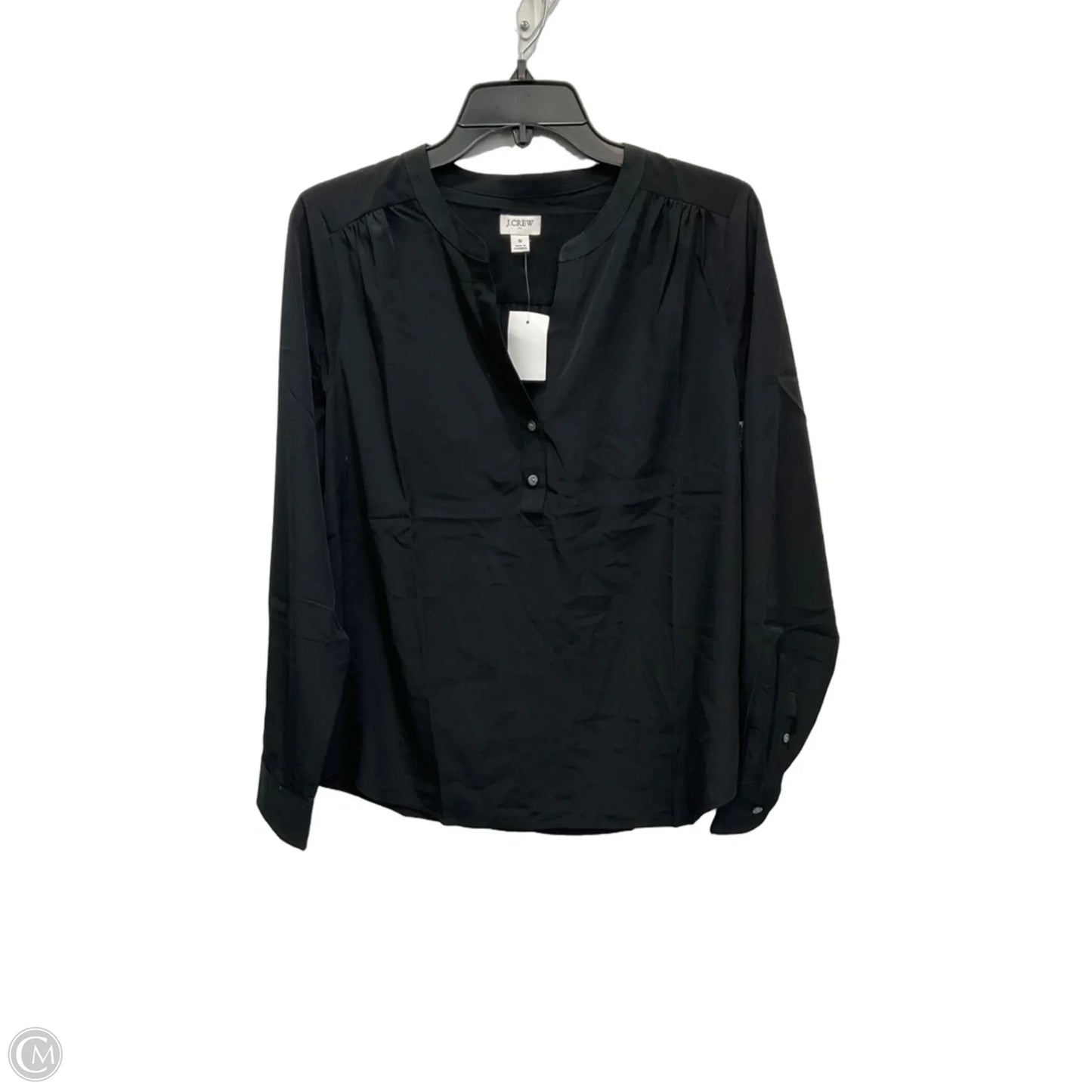 Top Long Sleeve By J. Crew In Black, Size: S