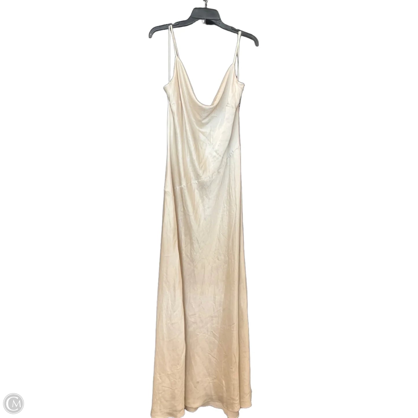 Dress Casual Maxi By Express In Cream, Size: Xl