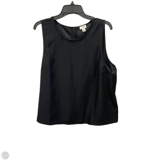 Top Sleeveless By J. Crew In Black, Size: Xl