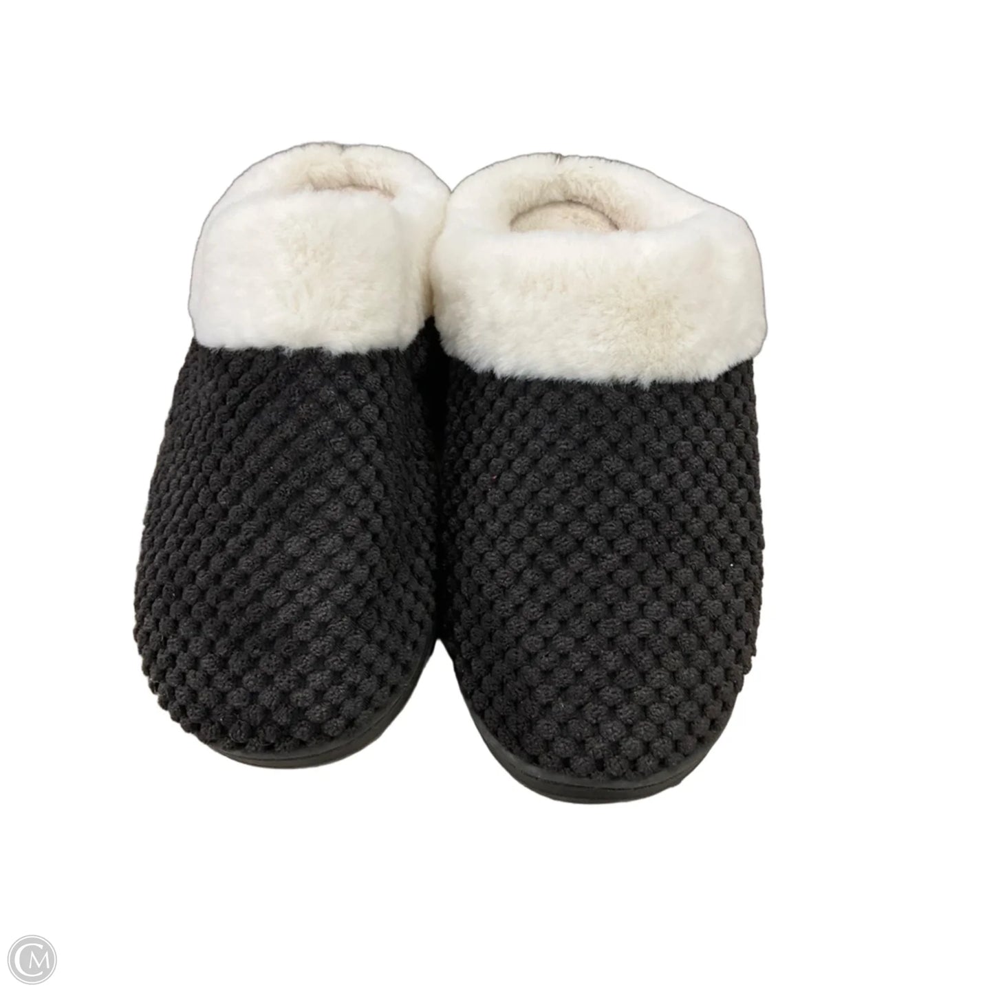 Slippers By Clothes Mentor In Black