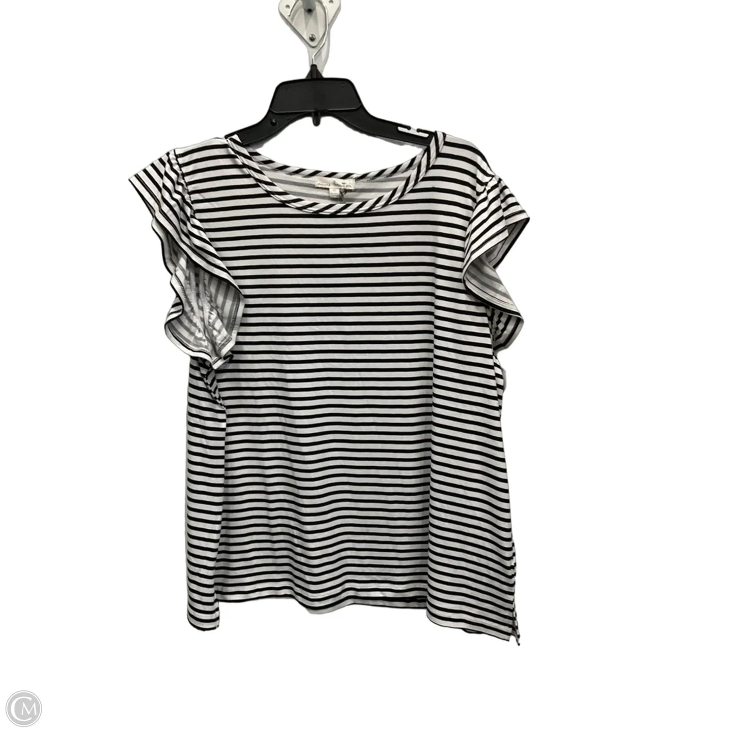 Top Sleeveless By Nine Britton In Striped Pattern, Size: Xl