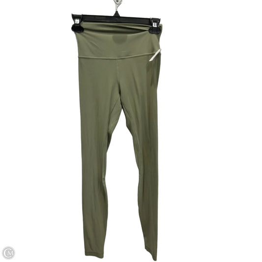 Athletic Leggings By Lululemon In Green, Size: S