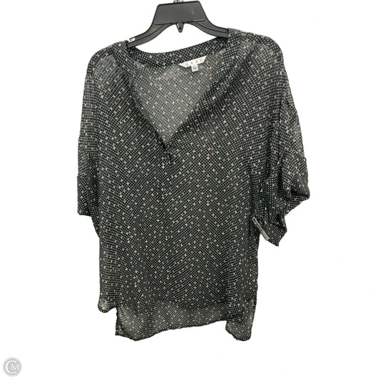Top Short Sleeve By Cabi In Multi-colored, Size: L