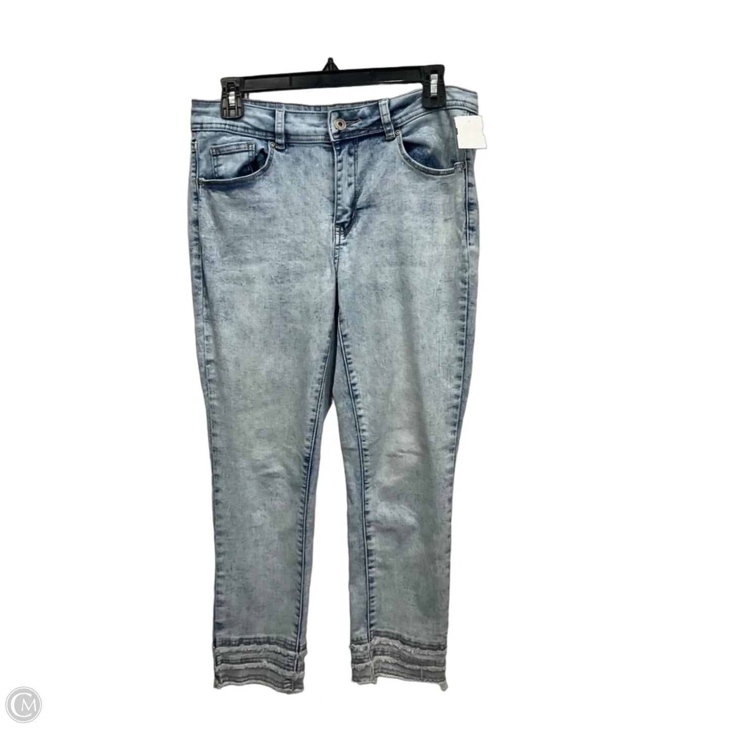 Jeans Straight By Charlie B In Blue Denim, Size: 6