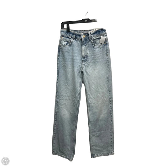 Jeans Flared By Zara In Blue Denim, Size: 12