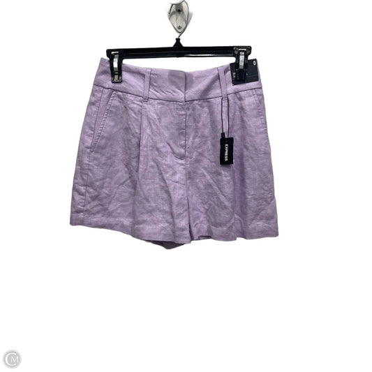 Shorts By Express In Purple, Size: 0