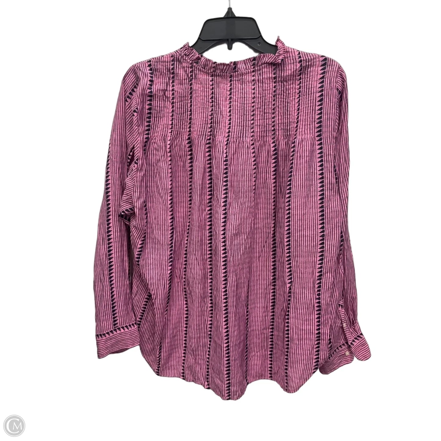 Top Long Sleeve By J. Crew In Purple, Size: Xl