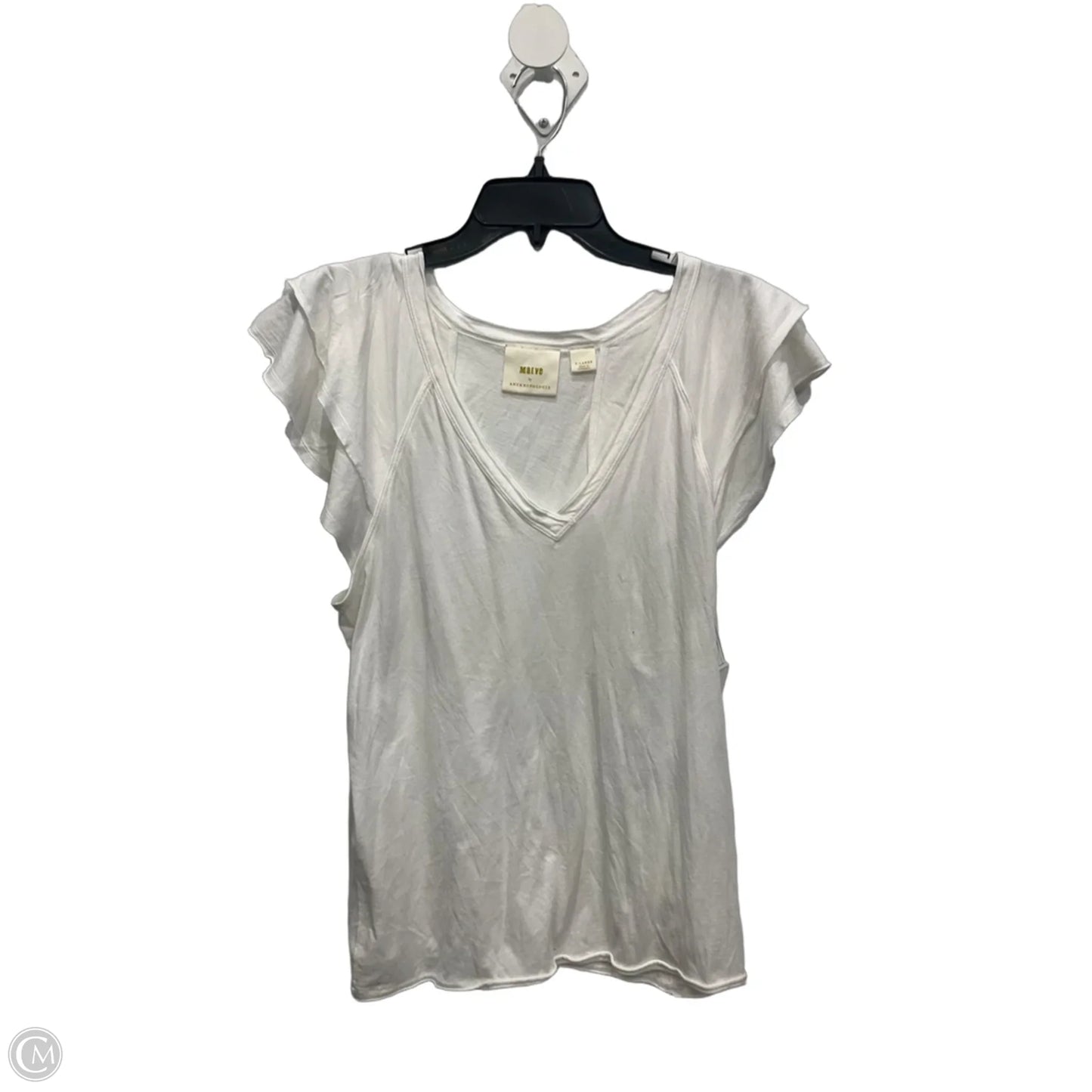 Top Sleeveless By Maeve In White, Size: Xl