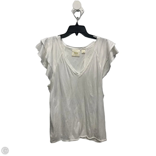 Top Sleeveless By Maeve In White, Size: Xl