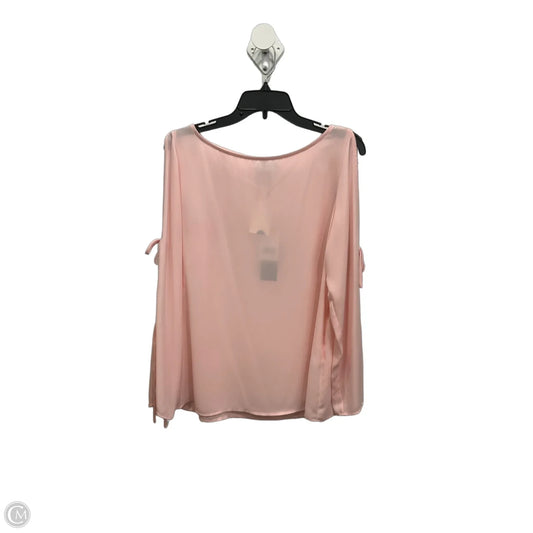 Top Long Sleeve By Joseph Ribkoff In Pink, Size: M