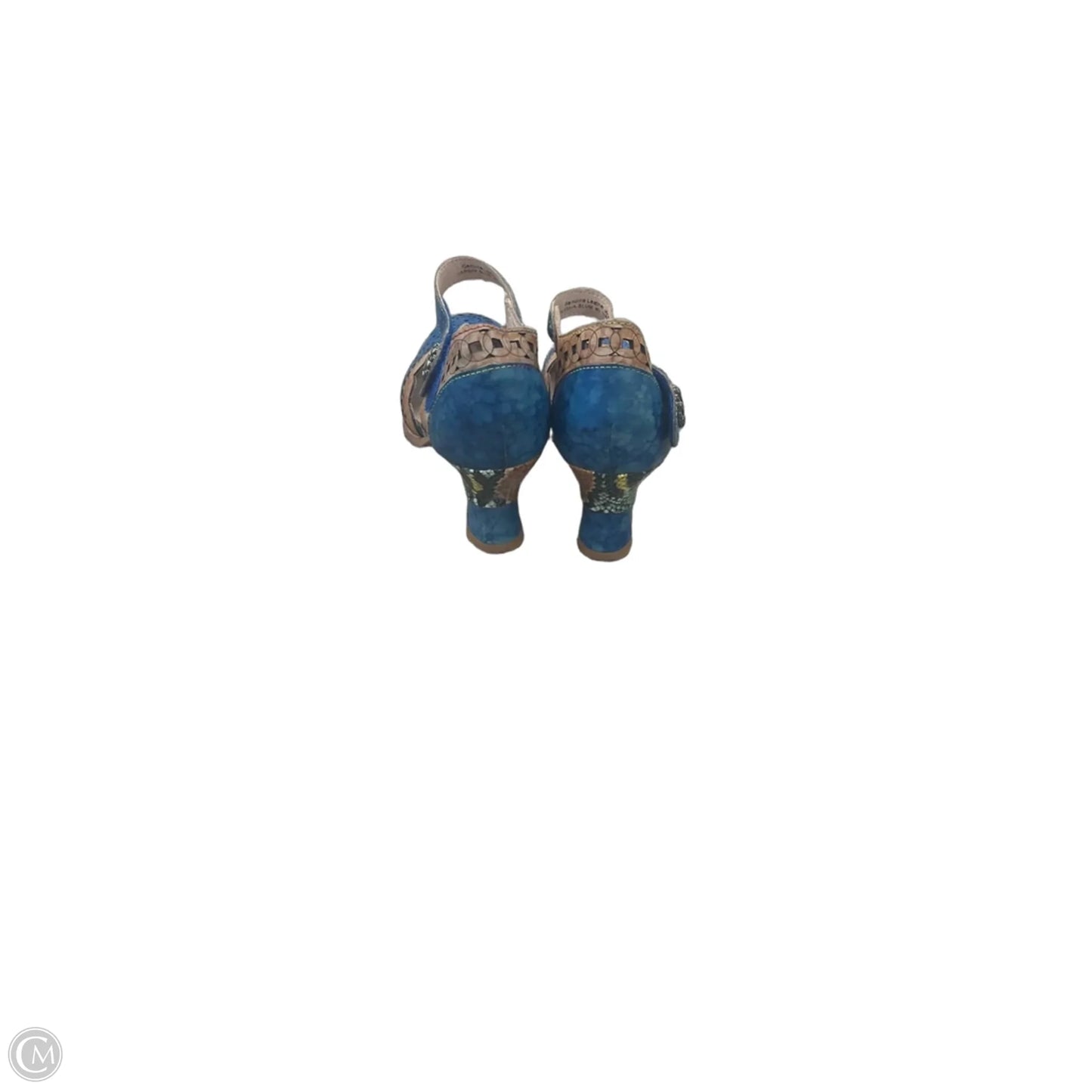 Shoes Heels Block By Spring Step In Blue, Size: 9