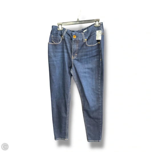 Jeans Straight By Seven 7 In Blue Denim, Size: 14