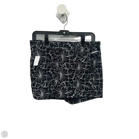 Shorts By Loft In Black & White, Size: S