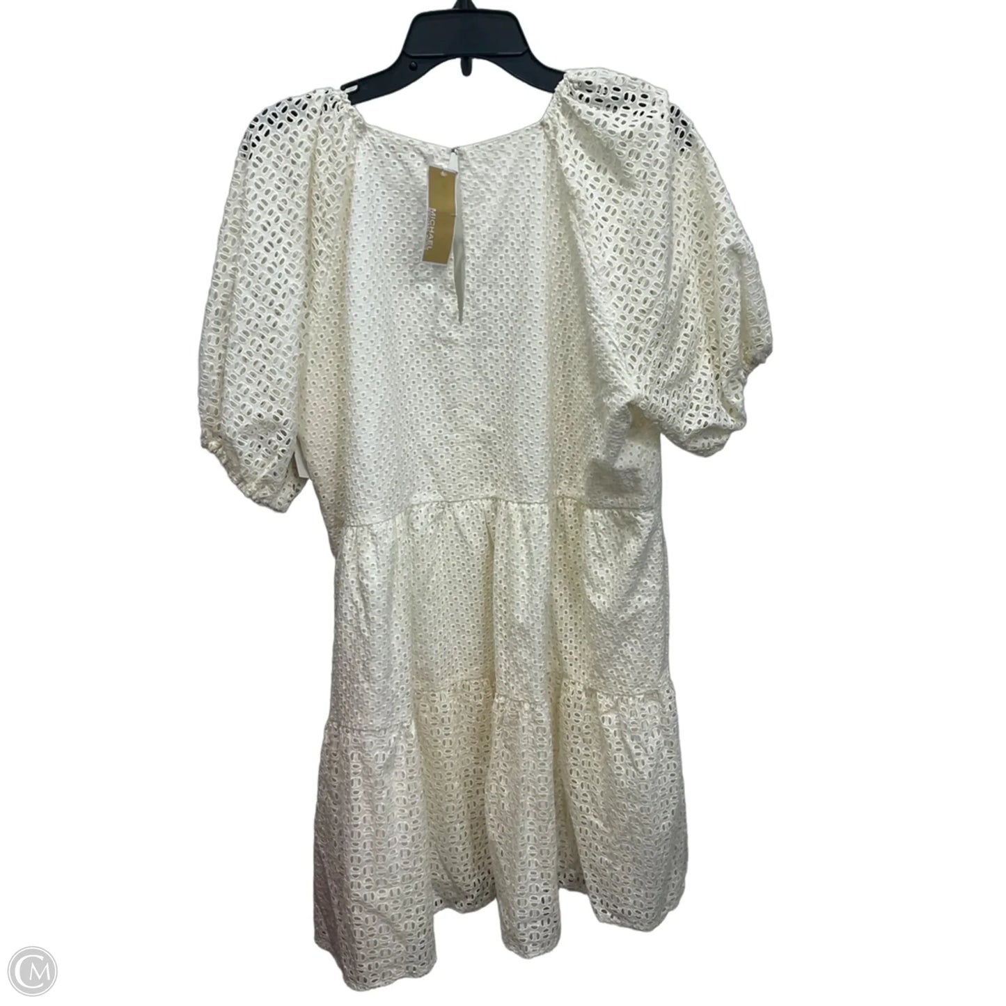 Dress Casual Midi By Michael By Michael Kors In Cream, Size: Xl