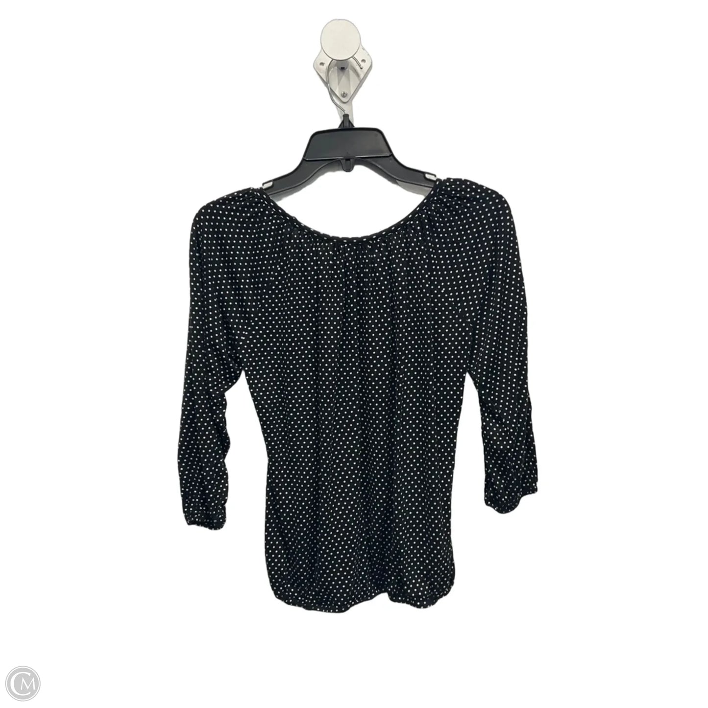 Top 3/4 Sleeve By Michael By Michael Kors In Polkadot Pattern, Size: Sp