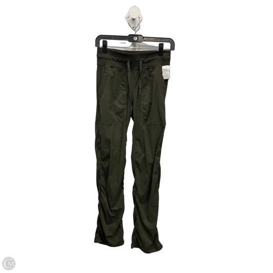 Athletic Pants By Lululemon In Green, Size: Xs