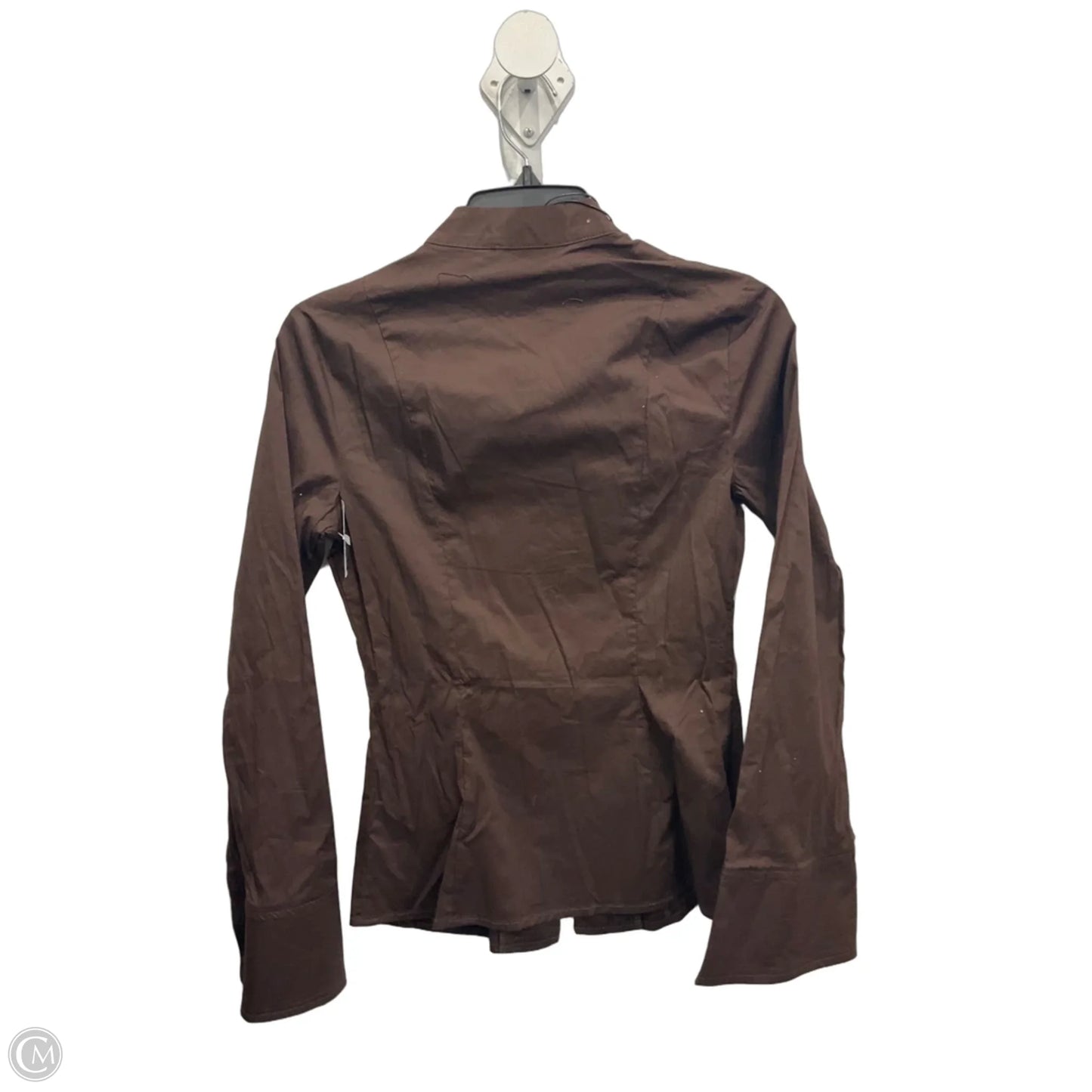 Jacket Shirt By Fashion Nova In Brown, Size: S