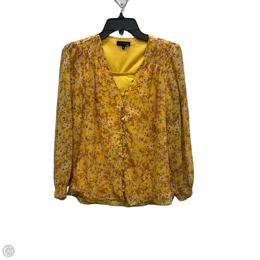 Top Long Sleeve By 1.state In Yellow, Size: M