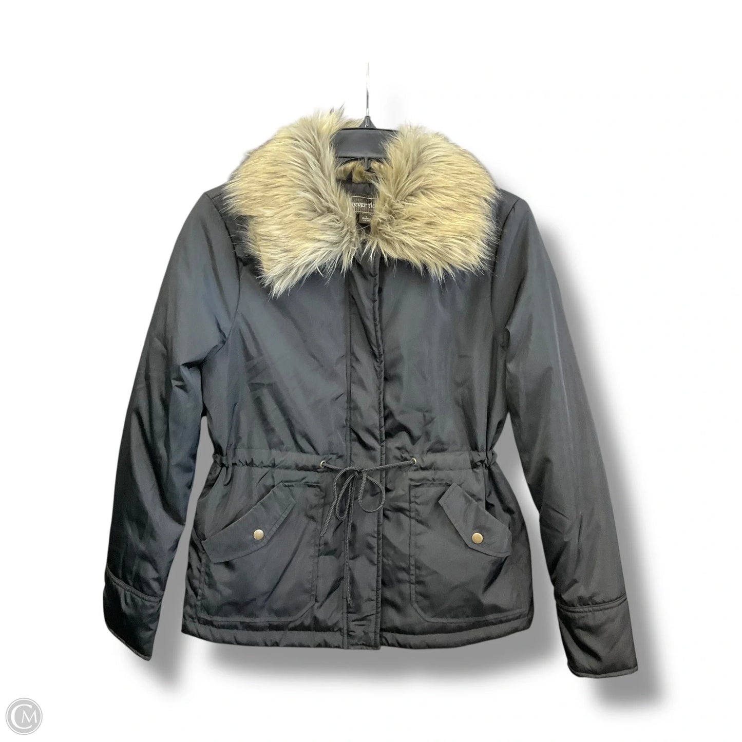 Jacket Puffer & Quilted By Clothes Mentor In Black, Size: S