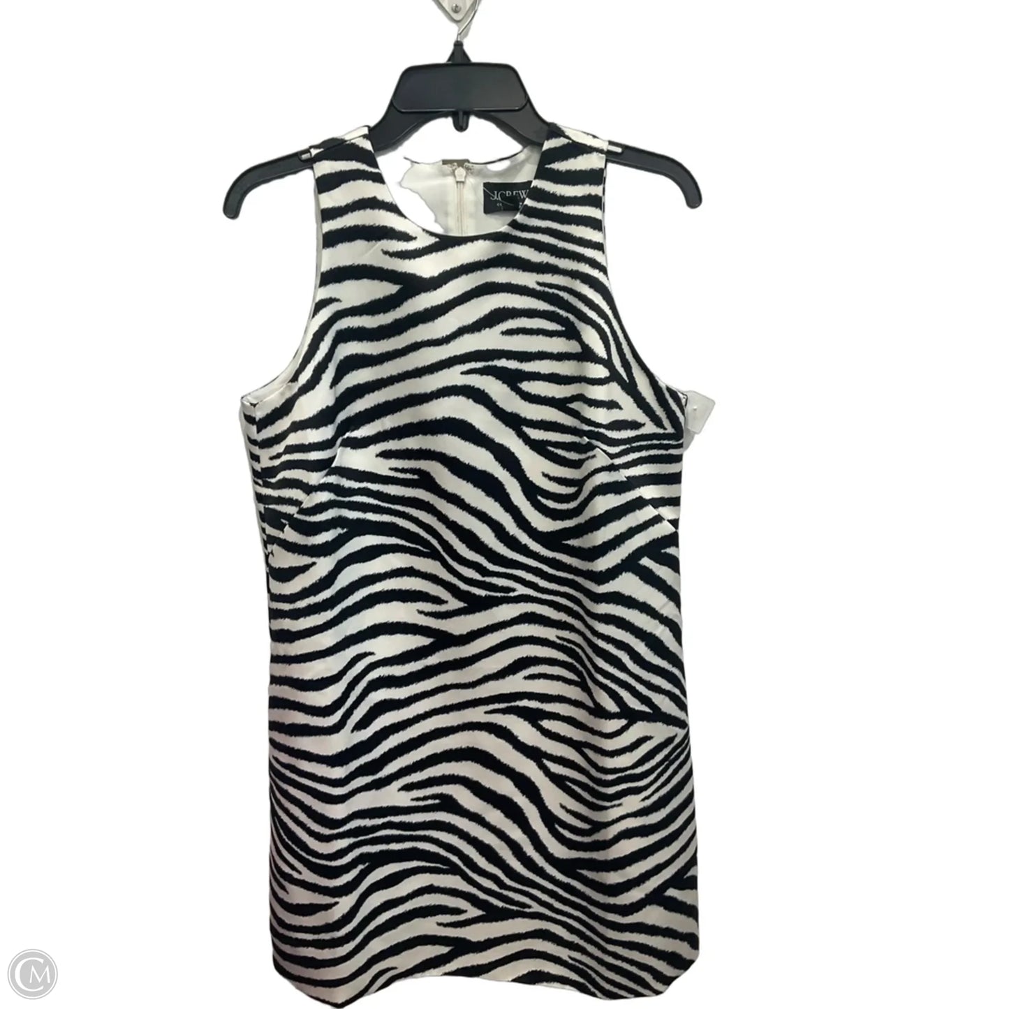 Dress Casual Midi By J. Crew In Zebra Print, Size: S