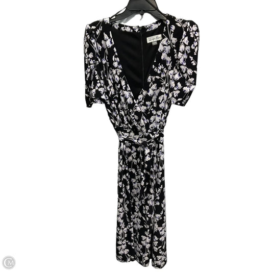 Dress Casual Midi By Clothes Mentor In Black & White, Size: M