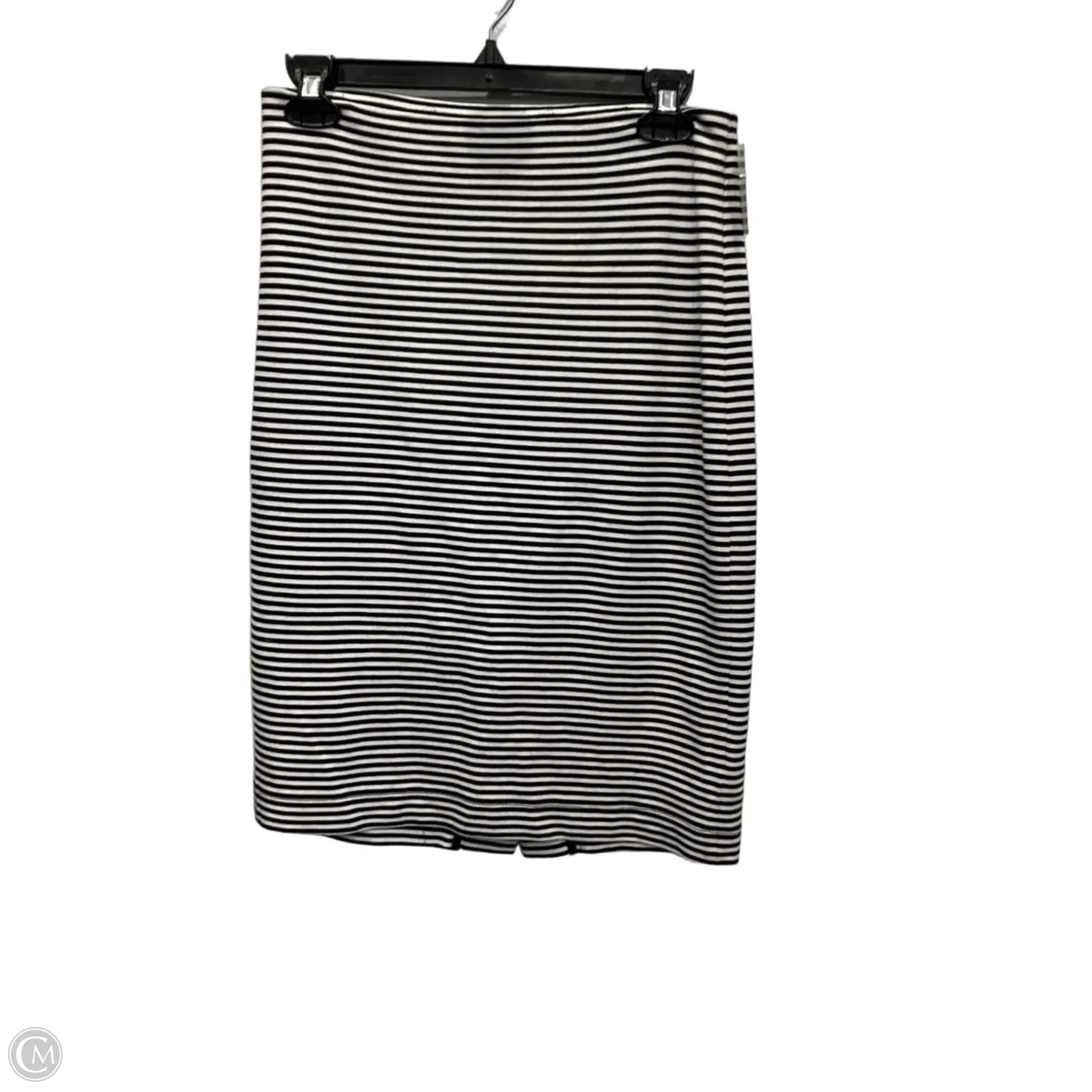 Skirt Midi By Banana Republic In Striped Pattern, Size: S