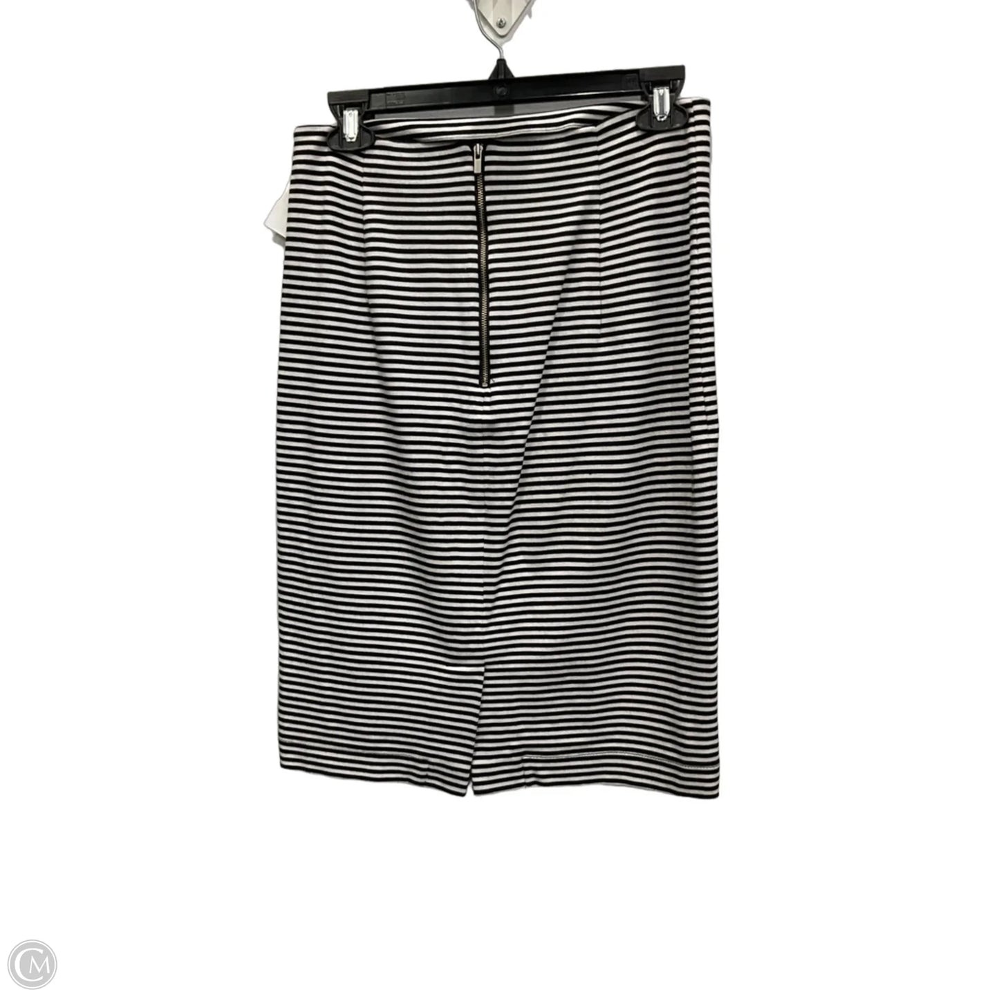 Skirt Midi By Banana Republic In Striped Pattern, Size: S