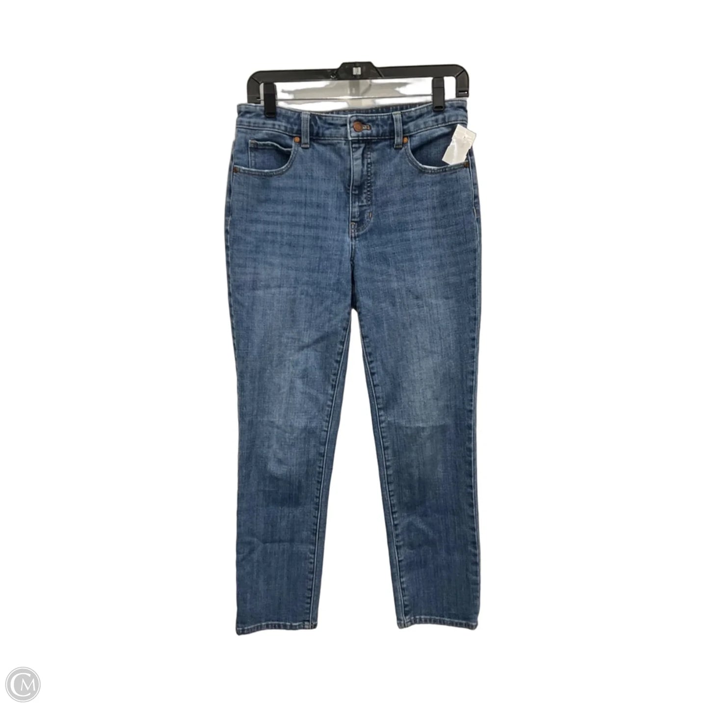 Jeans Straight By Talbots In Blue Denim, Size: 6p