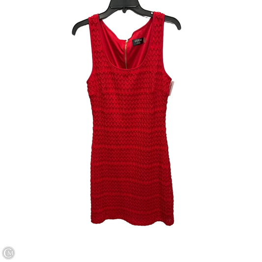 Dress Casual Midi By Guess In Red, Size: L