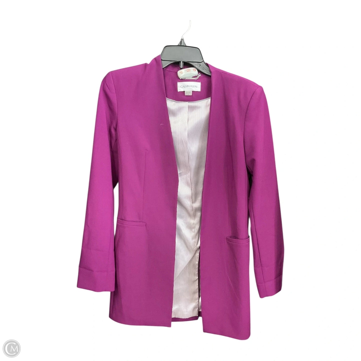 Blazer By Calvin Klein In Purple, Size: 2