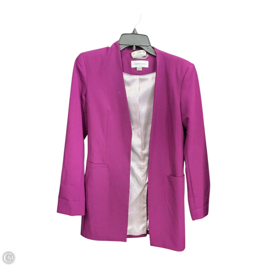Blazer By Calvin Klein In Purple, Size: 2